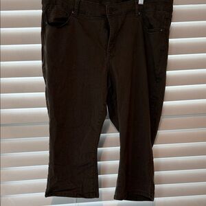 Dark green Cropped Pants